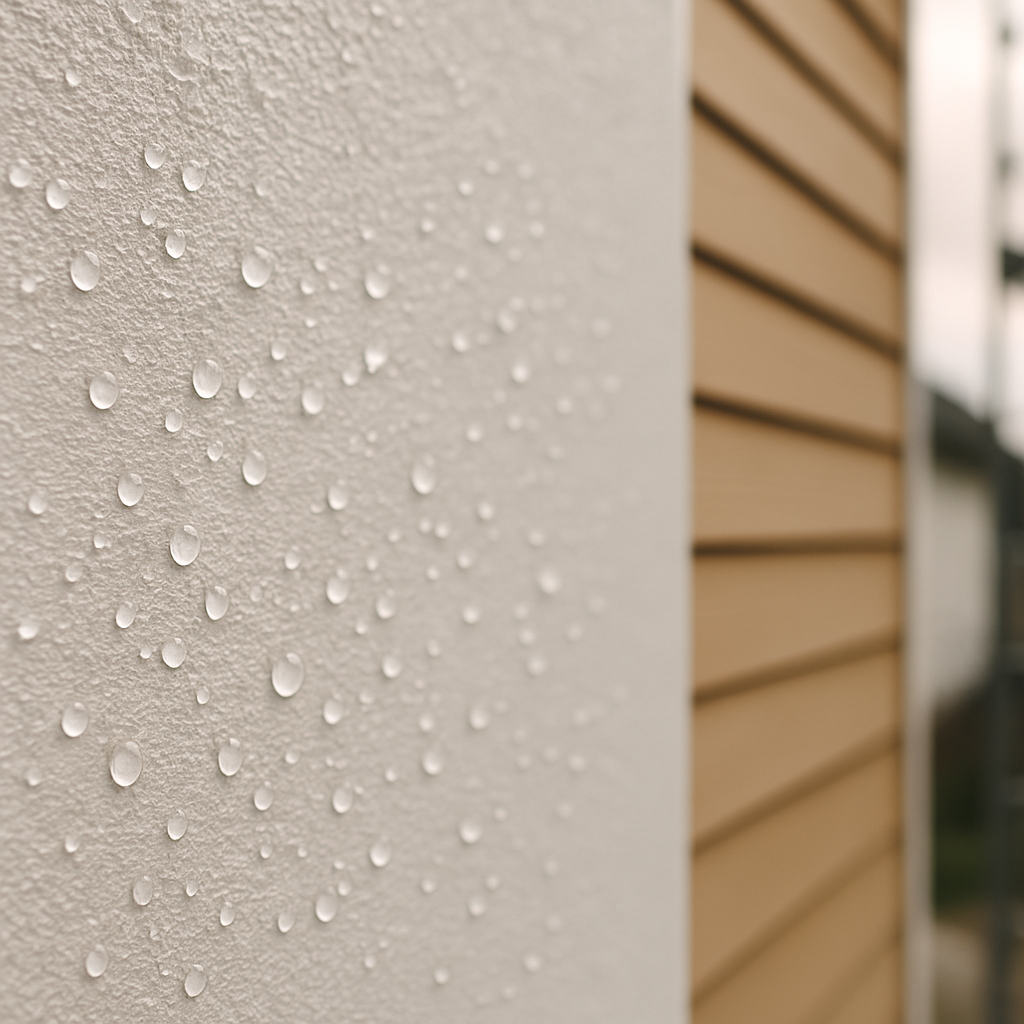 Siliconharzfarbe hält Außenfassaden wetterfest